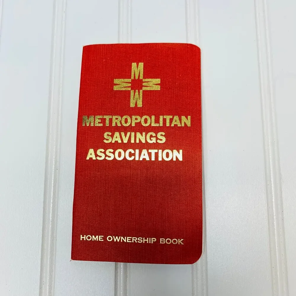 Vintage Bank Home Ownership Loan Book 1960s 70s Metropolitan Savings